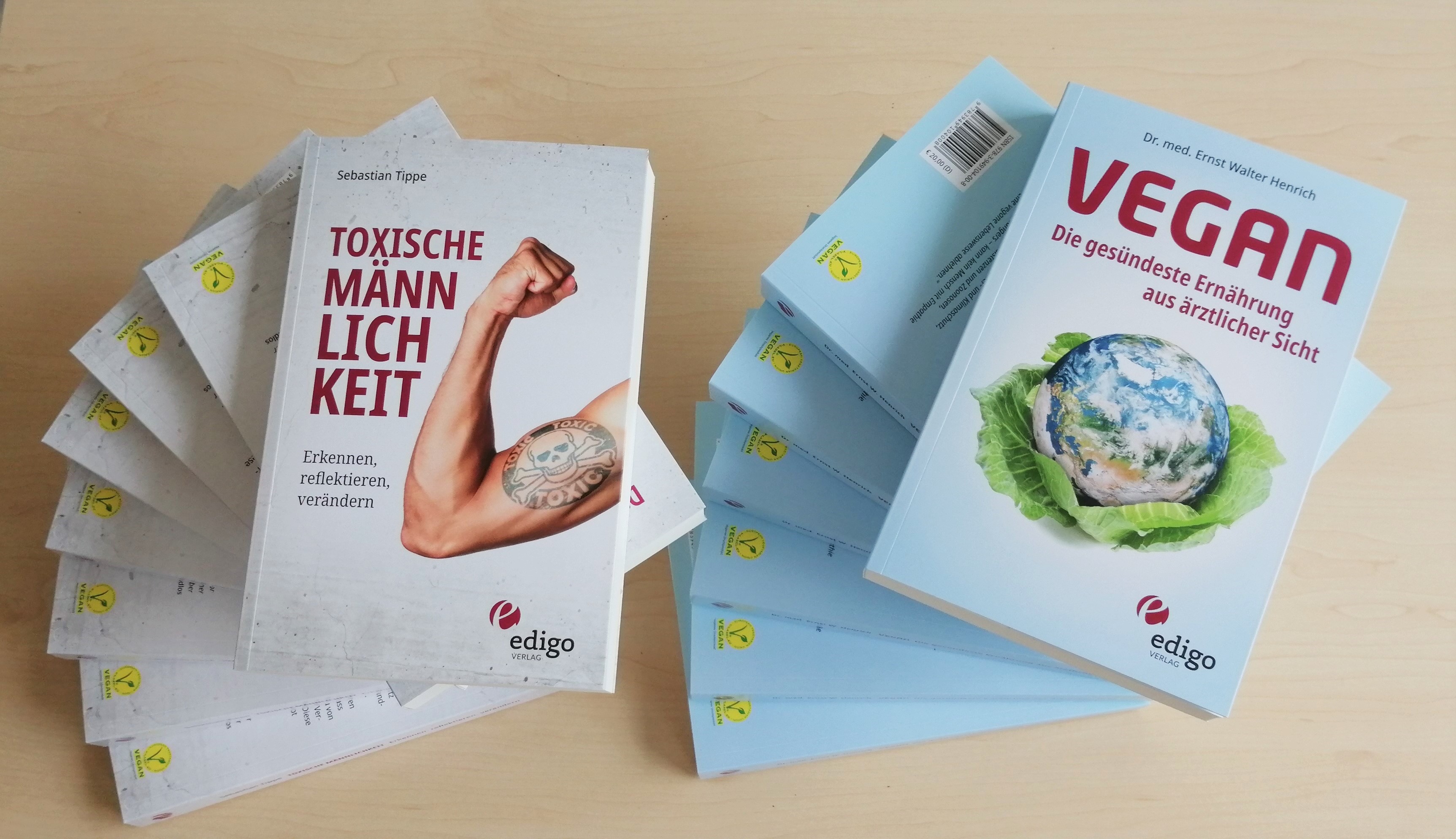 Bücher mit dem V-Label aus dem edigo Verlag